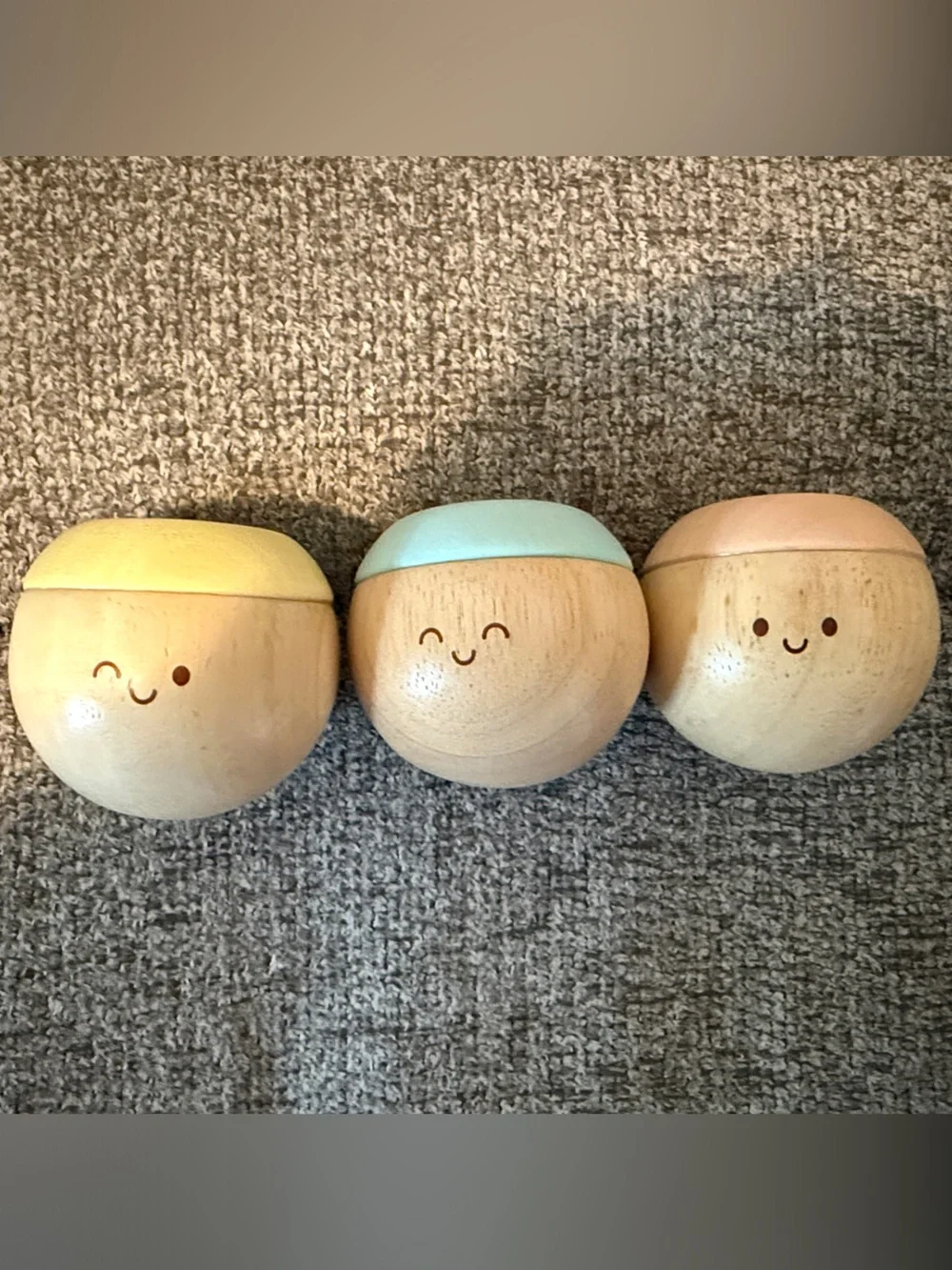Wooden sensory balls